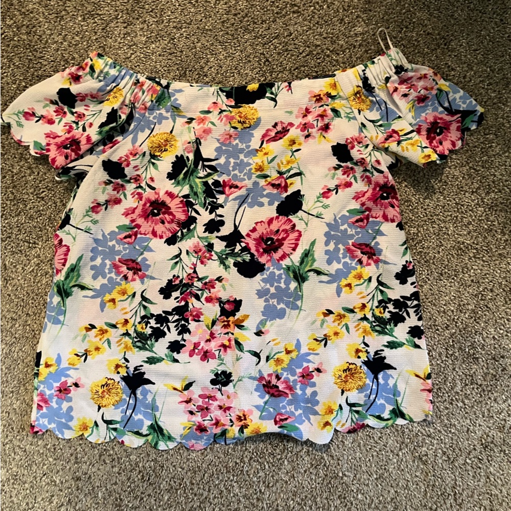 Floral Off-Shoulder Top